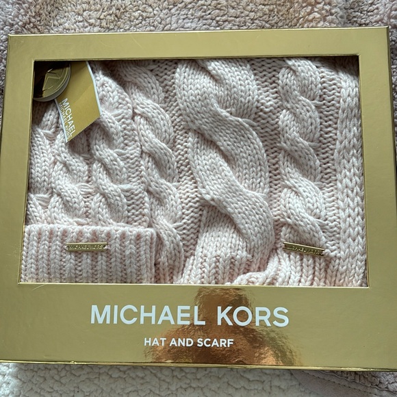 Michael Kors Accessories - Michael Kors hat and scarf set